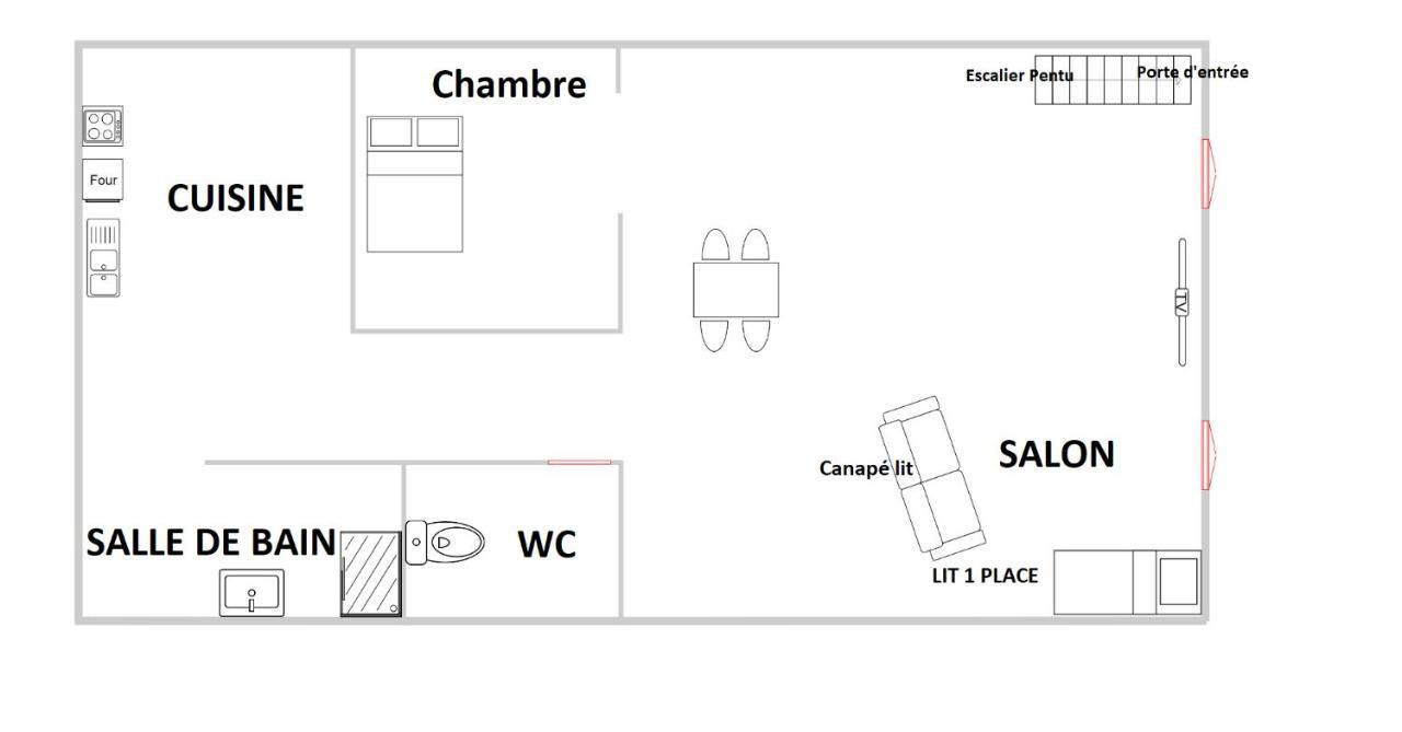 Apartamento T2 rue piétonne Digne les Bains Exterior foto